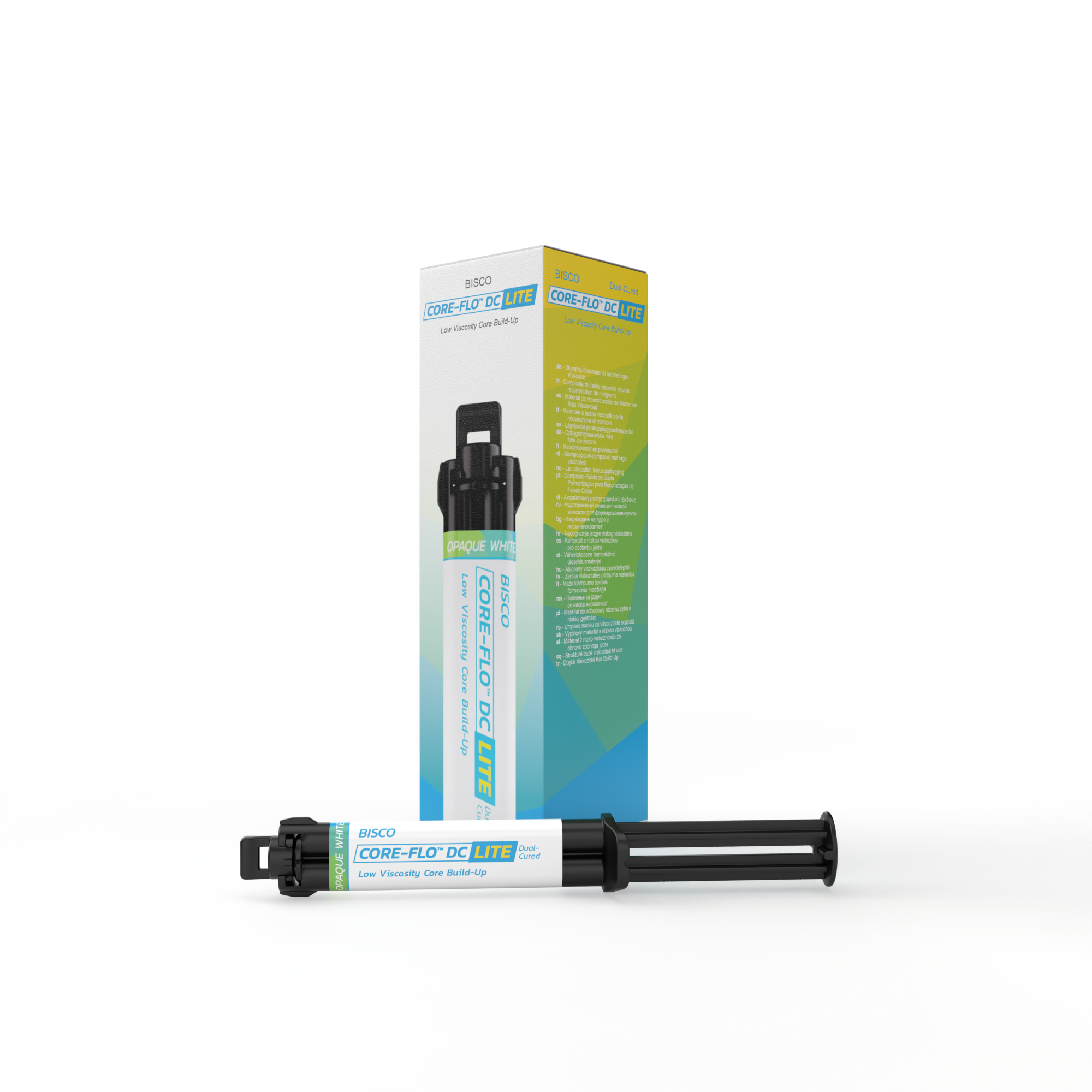 CORE-FLO DC LITE OPAQUE WHITE 8G BISCO