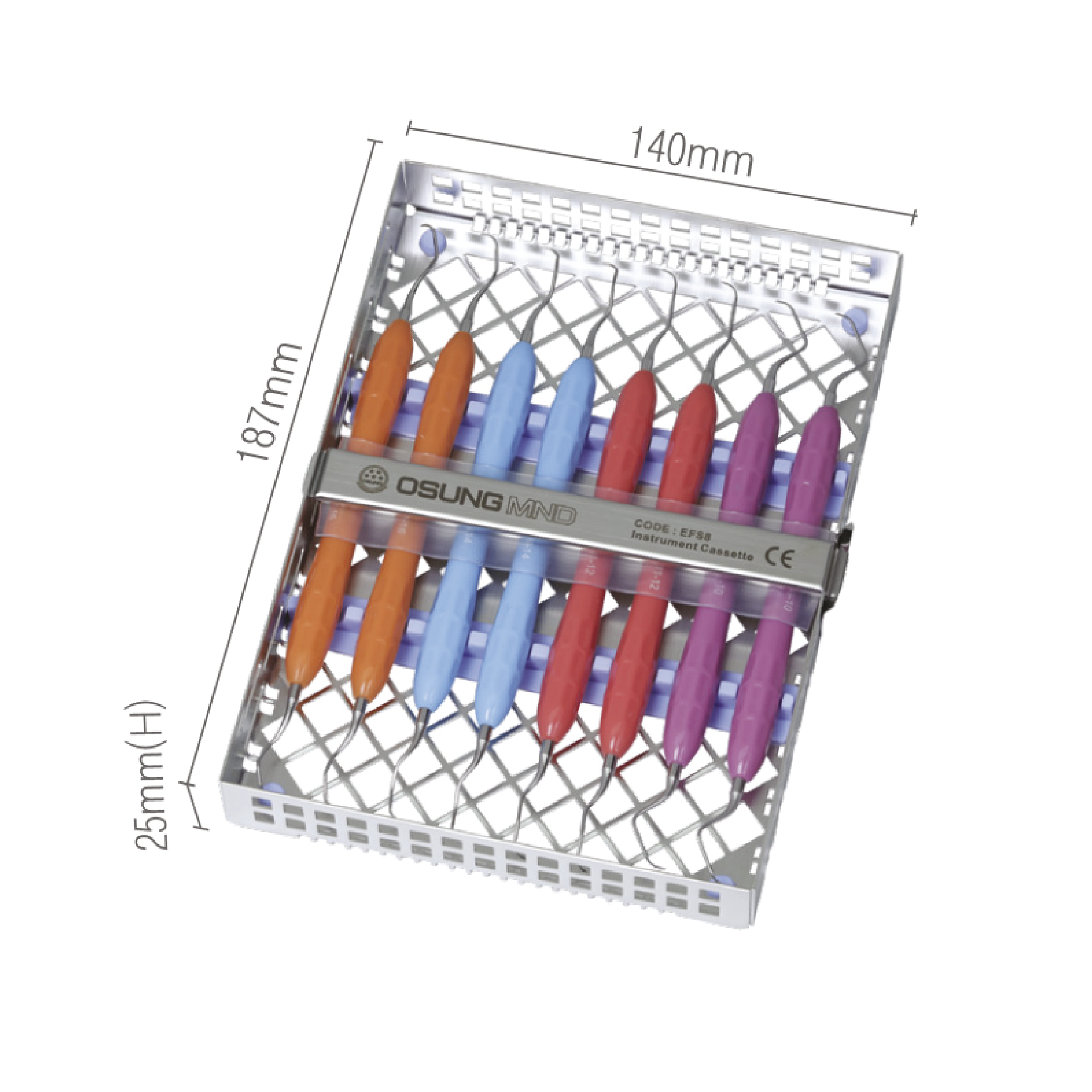 CASSETTE PORTA INSTRUMENTAL     EFS8       OSUNG