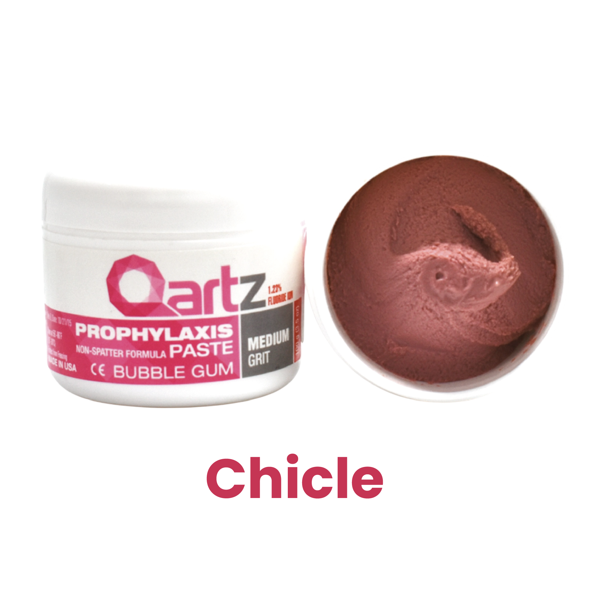 PASTA PROFILACTICA QARTZ BUBBLE GUM 100G DHARMA