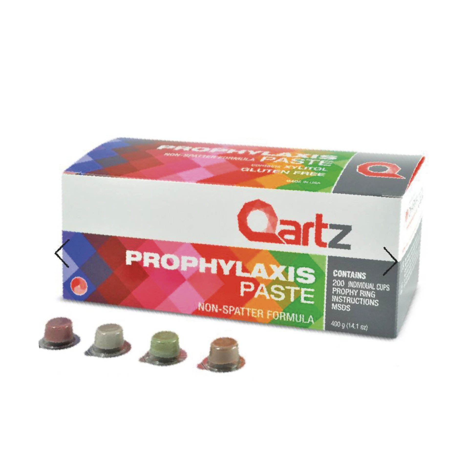 PASTA PROFILACTICA QARTZ CAJA 200 UNID.  DHARMA