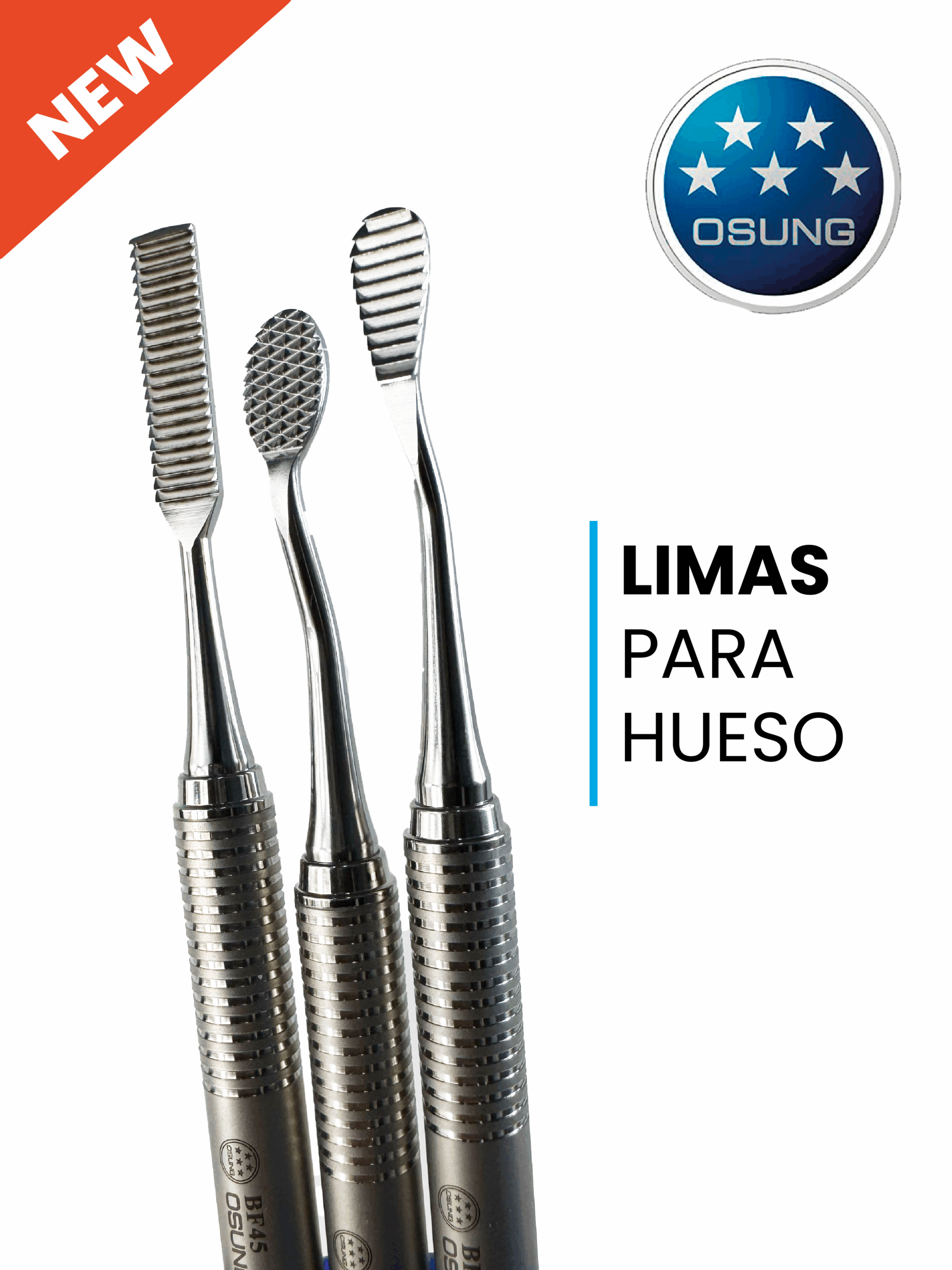 NUEVO: Limas para hueso OSUNG